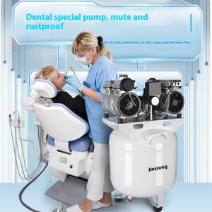 Compresseur d'air de nébulisation silencieux sans huile 220V spécial oral dentaire pour clinique médicale et source d'air stationnaire LPGas de laboratoire - Product Image 2