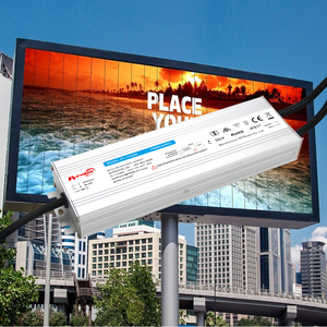 Fuente de Alimentación LED de 300W con Clasificación IP67 a Prueba de Agua, Controlador LED de Aluminio de Voltaje Constante, Salida Única 220-240VAC-DC12V/24V, Transformador de Energía - Product Image 1