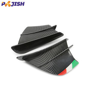 Alerón de alerón popular caliente Color carbono Scooter motocicleta carenado delantero de plástico Winglets laterales - Product Image 1