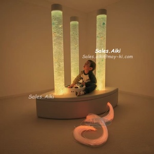 Autisme Zintuiglijke Therapie Kleurveranderende LED Bubbelbuis Sofa Set Zintuiglijke Speelgoed Visuele Stimulatie Zintuiglijke Glasvezel Lichtset - Product Image 3