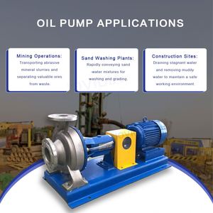 Bomba de arena de alta presión WSB-Oil, bomba horizontal de succión simple, bomba de lodos para la industria de materiales de construcción - Product Image 5