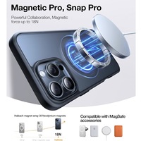 Étui Premium Magnétique Rotatif à 360° avec Support, Antichoc, Protection d'Objectif Métallique, Compatible Charge Sans Fil pour Téléphone 17 Pro