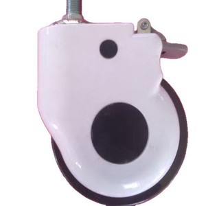 Jiaxin Medical Swivel Caster <b>Wheel</b> With Brake Quiet <b>Plastic</b> For Hospital Bed Trolley - Product Image 2