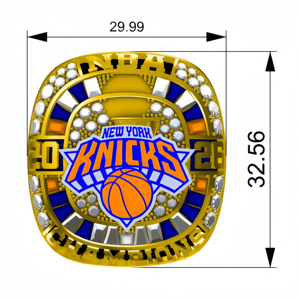Pre-Sale 2026 NY Knicks Fan Championship <strong>Ring</strong> <strong>Iced</strong> Out Alloy Basketball Collector Gift - Product Image 5