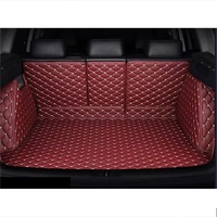Ensemble de tapis de sol de voiture en cuir de luxe personnalisés 5D, tapis de coffre pour //Audi/Tesla//BYD City CR-V, antidérapant