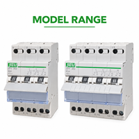 Interrupteur de transfert JIELI AC 230/400V certifié IEC, capacité de coupure 6kA, en cuivre PA66, OEM ODM, interrupteur de transfert manuel, disjoncteur 1P-5P