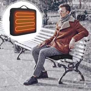 Housse de siège chauffante écologique pour grande zone chauffante <span class=keywords><strong>Coussin</strong></span> <span class=keywords><strong>chauffant</strong></span> pour thérapie 2 pièces <span class=keywords><strong>Coussin</strong></span> de siège <span class=keywords><strong>chauffant</strong></span> USB portable - Product Image 2