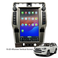 Lecteur multimédia de voiture Android, écran radio et navigation de style Tesla pour Toyota 4Runner 2010 - 2024, Apple Carplay stéréo