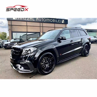 Pour Mercedes Benz X166 GLS fibre de carbone Brabus Style Kit de carrosserie lèvre avant garde-boue diffuseur becquet roue sourcil
