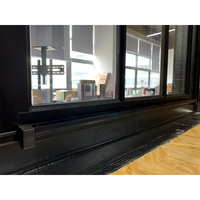 Ventanas Corredizas Verticales de Aluminio de Fabricante con Diseño de Rejillas Delgadas para Casas, Fáciles de Limpiar