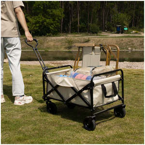 Carro plegable para acampada, carro de acampada, carro plegable para playa, carro utilitario - Product Image 4