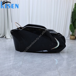เตียงนวดสระผม Kisen Ungraded พร้อมอุปกรณ์ทำสปาผม ต้องใช้ระบบประปา มีไฟ LED และที่วางโทรศัพท์เป็นตัวเลือกเสริม - Product Image 5