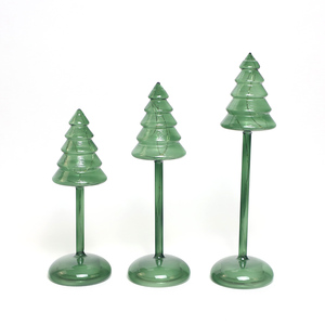 <strong>Wholesale</strong> Custom Decorative Glass Illuminated <strong>Christmas</strong> <strong>Ornaments</strong> Tree Artificial with Lled Lights Decoration <strong>Supplier</strong> - Product Image 2
