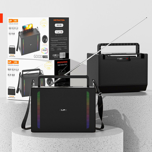Enceinte portable stéréo sans fil Bluetooth LP-V90 avec super basses, <span class=keywords><strong>radio</strong></span> FM, lecteur TF/USB, puissante, active, <span class=keywords><strong>DJ</strong></span>, caisson de basses, enceinte d'extérieur, <span class=keywords><strong>radio</strong></span> FM - Product Image 4