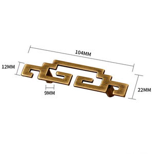 Maniglie a goccia girevoli in ottone massiccio per mobili antichi, cassettiere, cucine, comò, porte di camere da letto e portagioie - Product Image 5