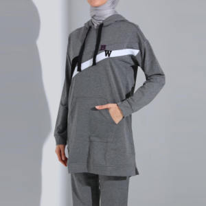 Ropa Deportiva Musulmana para Mujer, Ligera, Transpirable, de Secado Rápido, Poliéster/Algodón, Modesta, Precio de Fábrica al por Mayor - Product Image 3