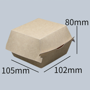 กล่องใส่เบอร์เกอร์สำหรับร้านอาหาร6x6นิ้วกล่องใส่แฮมเบอร์เกอร์กล่องใส่อาหาร <span class=keywords><strong>Takea</strong></span> - Product Image 4