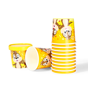 Logo tùy biến thiết kế Miễn phí dịch vụ thiết kế phổ biến 8oz 16oz Ice Cream cup Ice Cream <span class=keywords><strong>container</strong></span> với nắp - Product Image 3