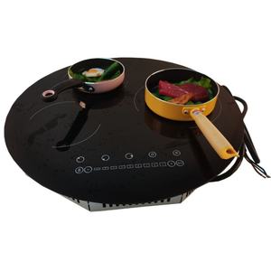 Cocina de Inducción Eléctrica de 3 Quemadores, Placa de Inducción Táctil de 220V - Product Image 1