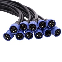 Conector de alto voltaje GIET M23 2 + 1 + 5 conector de batería impermeable conectores de alimentación hembra macho de conexión rápida eléctrica