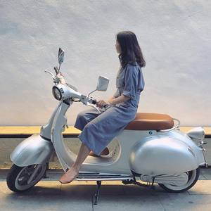 Scooter Retrò di Alta Gamma <span class=keywords><strong>Piaggio</strong></span> Roman Holiday Yamaha <span class=keywords><strong>125</strong></span>, Modello Tartaruga ZY125T-15, 120Km/h, Importato dalla Cina - Product Image 1