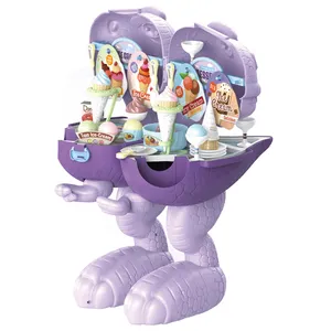 Jeu sur le thème des dinosaures du magasin de crème glacée, jouets alimentaires pour enfants, ensemble avec nourriture pour enfants