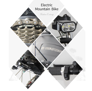Vélo électrique tout-terrain 26 pouces, 2 roues, 350W, batterie lithium 36V, avec frein à câble, autonomie 60 km, pour les voyages, livraison gratuite - Product Image 2