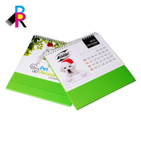 Calendrier de bureau Table de l'Avent perpétuel personnalisé promotionnel Calendriers animaux avec photos
