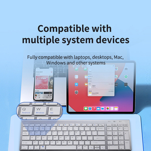 Tùy chỉnh bàn phím không dây Kim Loại Mỏng Có thể sạc lại Bàn phím số cho máy tính máy tính xách tay - Product Image 5