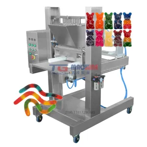 Semi Automatic Small Scale 3d Soft Gummy Jelly Candy Candy Machine Manufacture Production Line
