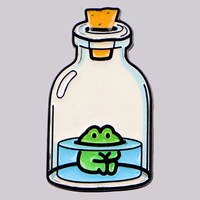 Broche émaillée grenouille mignonne, épingles de revers, badges pour sacs à dos et vêtements, bijoux amusants, cadeaux pour amis