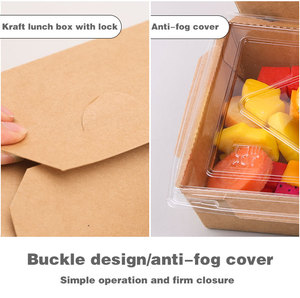 Cajas de Papel Kraft <span class=keywords><strong>para</strong></span> Alimentos, Aptas <span class=keywords><strong>para</strong></span> Llevar, Desechables <span class=keywords><strong>para</strong></span> Restaurantes, Cajas <span class=keywords><strong>para</strong></span> Empacar Alimentos <span class=keywords><strong>para</strong></span> Llevar, Caja <span class=keywords><strong>para</strong></span> <span class=keywords><strong>Comida</strong></span> <span class=keywords><strong>para</strong></span> Llevar - Product Image 3