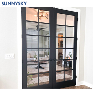 Sunnysky đu mở phong cách trang trí kính pháp Cửa Cách âm nhôm cửa sổ và cửa ra vào - Product Image 5
