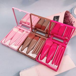 Outils de maquillage vegan de luxe professionnels, créez votre propre marque, pinceaux de maquillage avec logo, ensemble de pinceaux pour le fond de teint avec logo - Product Image 5