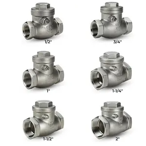 Stainless Steel Swing Check Valve -1/2 "to 2" NPT