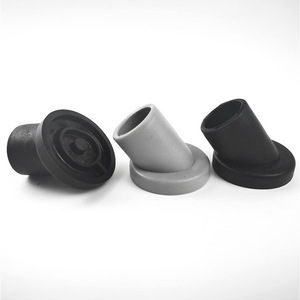 Protection de pieds en PVC pour tube rond de 22 mm, noir/gris, antidérapante, durable, épaissie, accessoires pour pieds de meubles - Product Image 1