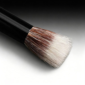 Pinceau correcteur de précision, manche en bois, poils d'animaux, pinceau de maquillage pour l'application de fard à joues et d'ombres à paupières sur le visage - Product Image 2