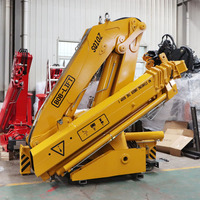 Pièces structurelles renforcées bras articulé flèche grue crain brazo hidraulicas para camion