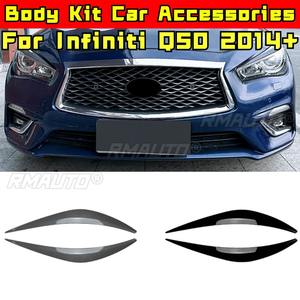 Kit carrosserie pour Infiniti Q50 2014+, yeux de phare, sourcils de phare, décoration de phare, garniture de style automobile, accessoires de voiture - Product Image 1