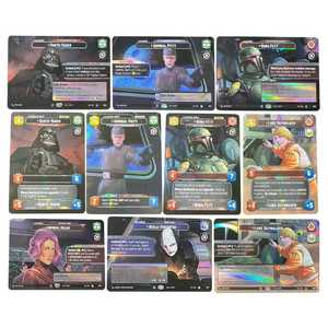 Admiral Poe Boba Fett Darth Wedge Ant Lando Cal Solo Jump Lightspeed (JTL) Tarjeta <span class=keywords><strong>de</strong></span> Papel Ecológica Personalizada Lavable para Exhibición - Product Image 1