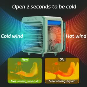 Aire acondicionado portátil para el hogar, Enfriador de aire pequeño de escritorio, batería recargable, humidificación USB, Mini ventilador enfriador de aire - Product Image 2