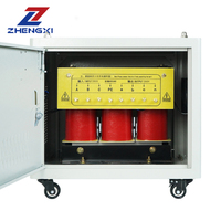 Transformador de aislamiento de tipo seco de alta calidad de/5KW, trifásico, bajo voltaje, 380V a 220V, aumento/reducción