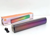 Vente en gros en usine Haut-parleur portable Barre de son sans fil Système de son surround Mini barre de son lumineuse RVB Haut-parleurs USB AUX