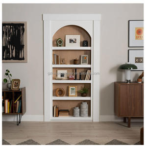 Librería con <span class=keywords><strong>Puerta</strong></span> <span class=keywords><strong>Secreta</strong></span> Resistente, Construcción de Madera Maciza, Diseño Moderno, Tamaño Personalizable para Dormitorio, Decoración de Interiores de Villa - Product Image 2
