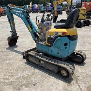 Mini-excavatrice compacte d'occasion importée d'origine, 90% neuve, haute qualité, 1t/2t, mini-excavatrices Kubota, mini-pelle. - Product Image 1