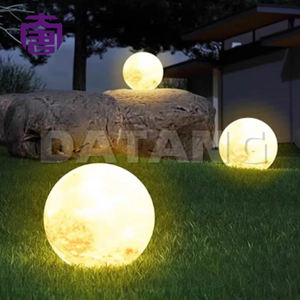 Lámpara LED de Paisaje IP65, Impermeable, de PVC, para Exteriores, con Forma de Luna, para Decoración de Jardín, Porche, Patio, Villa, para Navidad - Product Image 4