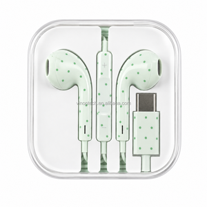 Auriculares con Cable Tipo C con Diseño de Puntos, Manos Libres, con Micrófono de Audio HD y Control Remoto para Llamadas y Música en <span class=keywords><strong>iPhone</strong></span> - Product Image 4