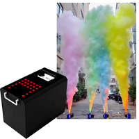 Machine à fumée LED 3000W à jet vertical, DMX512 RGB, télécommande, effets spéciaux pour scène, mariage, fête, club