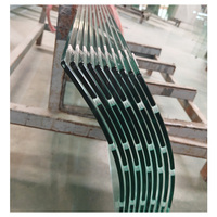 Produit phare : Verre courbé sur mesure, trempé, feuilleté et doublement renforcé, pour murs rideaux industriels et décorations de salles de bain de haute qualité