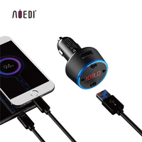 AD961 usine échantillon gratuit Bluetooth mains libres fm kit voiture lecteur mp3 avec double changeur USB et Option QC3.0